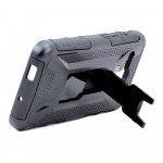 Wholesale Alcatel OneTouch Fierce XL 5054 Armor Holster Combo Belt Clip Case (Black)